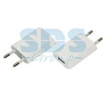 Сетевое зарядное устройство iPhone/iPod USB белое (СЗУ) (5V, 1 000 mA) блистер
