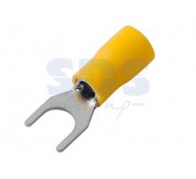 НАКОНЕЧНИК ВИЛОЧНЫЙ изолированный (НВИ - 6.5мм) 4-6мм² (SVS5.5-6, VS5.5-6) REXANT