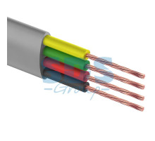 Кабель телефонный 4 жилы 100м серый (ШТЛП-4) REXANT