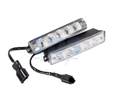 Дневные ходовые огни в алюминиевом корпусе с боковым креплением 10 диодов