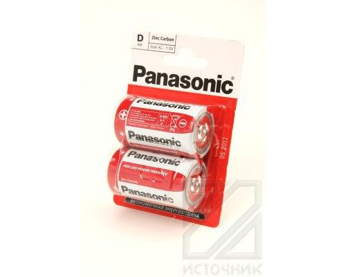 Panasonic Zinc Carbon R20RZ/2BP R20 BL2