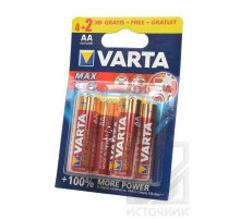 VARTA MAX TECH 4706 LR6 4+2шт BL6