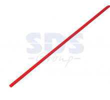 1.5 / 0.75 мм 1м термоусадка красная REXANT