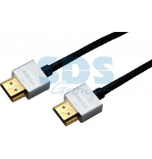 Шнур HDMI - HDMI gold 1.5М Ultra Slim (блистер) REXANT