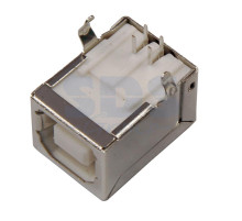 РАЗЪЁМ гнездо на плату 1хUSB-B (металл) REXANT