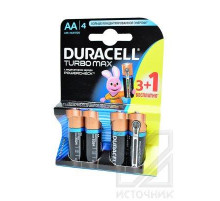 DURACELL TURBO MAX LR6 3+1 бесплатно BL4 NEW