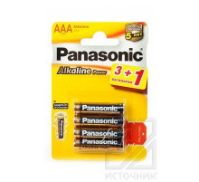 Panasonic Alkaline Power LR03APB/4BP 3+1F RU LR03 3+1шт BL4