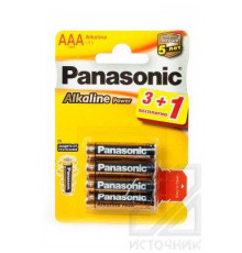 Panasonic Alkaline Power LR03APB/4BP 3+1F RU LR03 3+1шт BL4