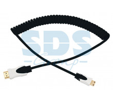Шнур HDMI - mini HDMI 2М черный витой REXANT