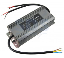 Источник питания 110-220V AC/12V DC, 9А, 100W с проводами, влагозащищенный (IP67)