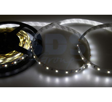 LED лента открытая, ширина 10 мм, IP23, SMD 3528, 60 диодов/метр, светоотдача 6 LM/1 LED, 12V, цвет светодиодов белый LAMPER