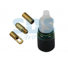 Ремкомплект для УЗК (клей, латунный наконечник, направляющая насадка, медный цилиндр)