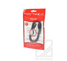 Belsis BASIC LINE BL 1021 TOSLINK вилка - TOSLINK вилка,  3 м BL1