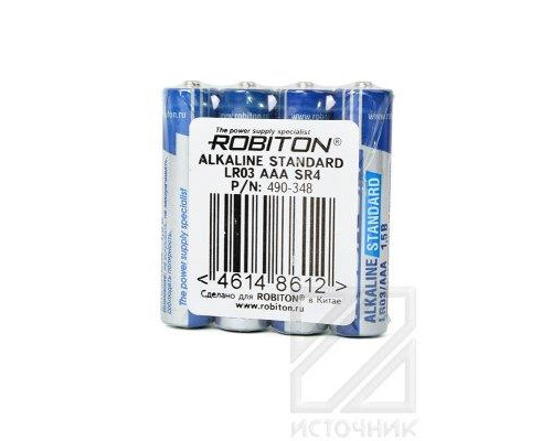 ROBITON STANDARD LR03 SR4, в упак40 шт