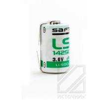 SAFT LS 14250 CNR 1/2AA с лепестковыми выводами