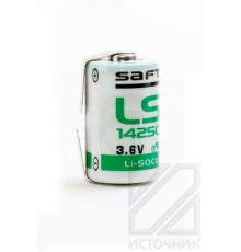 SAFT LS 14250 CNR 1/2AA с лепестковыми выводами