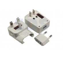 Адаптер сетевой с зарядкой устройств USB REXANT