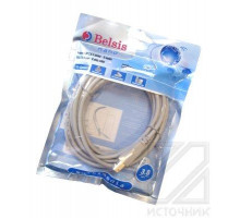 Belsis multimedia nano BW 1412 USB2.0 A вилка - USB B вилка, 3м с ф/ф BL1