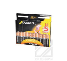 DURACELL LR6 15+5 бесплатно BL20