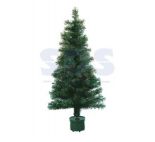 Новогодняя Ель фибро-оптика 150 см, 160 веток, без декоративных украшений