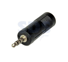ПЕРЕХОДНИК штекер 3.5мм стерео - гнездо 6.3мм стерео REXANT
