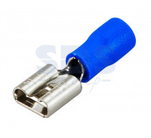 КЛЕММА ПЛОСКАЯ изолированная (КПИ гнездо - 7.4мм) 1.5-2.5мм² (VF2-250) REXANT