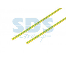 3.0 / 1.5 мм 1м термоусадка желто-зеленая REXANT