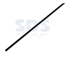 2.0 / 1.0 мм 1м термоусадка черная REXANT