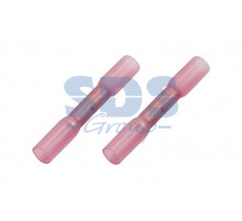 СОЕДИНИТЕЛЬНАЯ ГИЛЬЗА изолированная термоусаживаемая (СГИ-т L-37мм) 0.5-1мм² (KY-1) красный REXANT