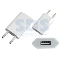 Сетевое зарядное устройство iPhone/iPod USB белое (СЗУ) (5V, 1 000 mA)