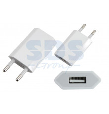 Сетевое зарядное устройство iPhone/iPod USB белое (СЗУ) (5V, 1 000 mA)