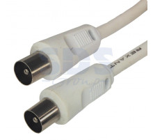 Шнур TV Plug - TV Plug 1.5М Белый REXANT
