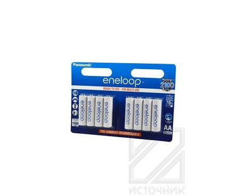 Panasonic eneloop BK-3MCCE/8BE 1900mAh AA BL8