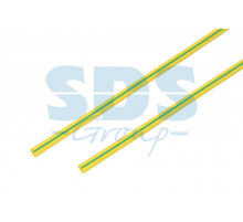 4.0 / 2.0 мм 1м термоусадка желто-зеленая REXANT