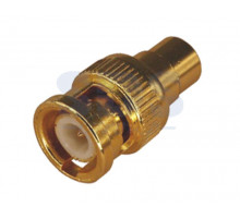 ПЕРЕХОД штекер BNC - гнездо RCA GOLD REXANT