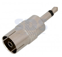 ПЕРЕХОД штекер 3.5мм mono - гнездо TV REXANT