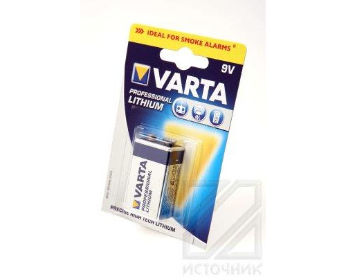 VARTA PROFESSIONAL LITHIUM 6122 9V BL1