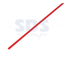 3.0 / 1.5 мм 1м термоусадка красная REXANT