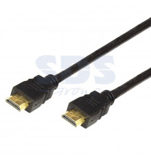 Шнур HDMI - HDMI gold 3М с фильтрами (PE bag) PROCONNECT