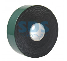 Двухсторонний скотч, зеленого цвета на черной основе, 25мм, 5метров REXANT