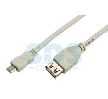 Шнур micro USB (male) - USB-A (female) 0.2M REXANT