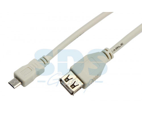 Шнур micro USB (male) - USB-A (female) 0.2M REXANT