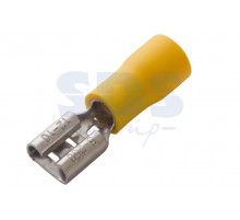 КЛЕММА ПЛОСКАЯ изолированная (КПИ гнездо - 7.4мм) 4-6мм² (VF5.5-250) REXANT