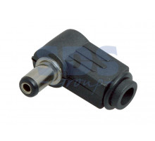 РАЗЪЁМ питания штекер 2.1х5.5x10мм угловой REXANT