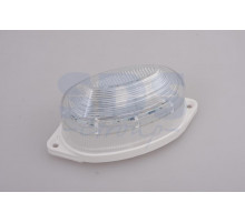 Лампа-строб 220V, 0.5W, накладная, (30 светодиодов) желтая