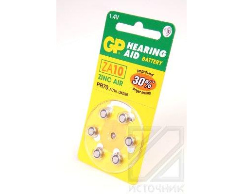 GP Hearing Aid ZA10-D6 ZA10 BL6