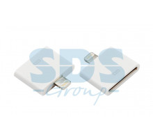 Переходник для iPhone 5 c 8 pin на 30 pin белый