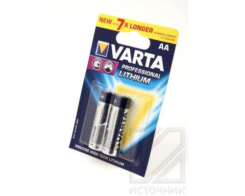 VARTA PROFESSIONAL LITHIUM 6106 FR6 BL2