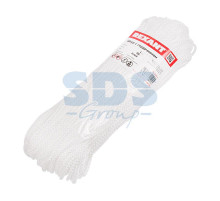 Шнур с сердечником 4мм 100м (белый)