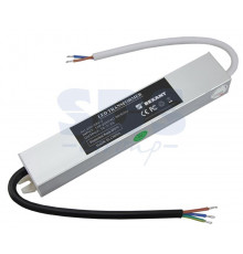 Источник питания 110-220V AC/12V DC, 2А, 24W с проводами, влагозащищенный (IP67)